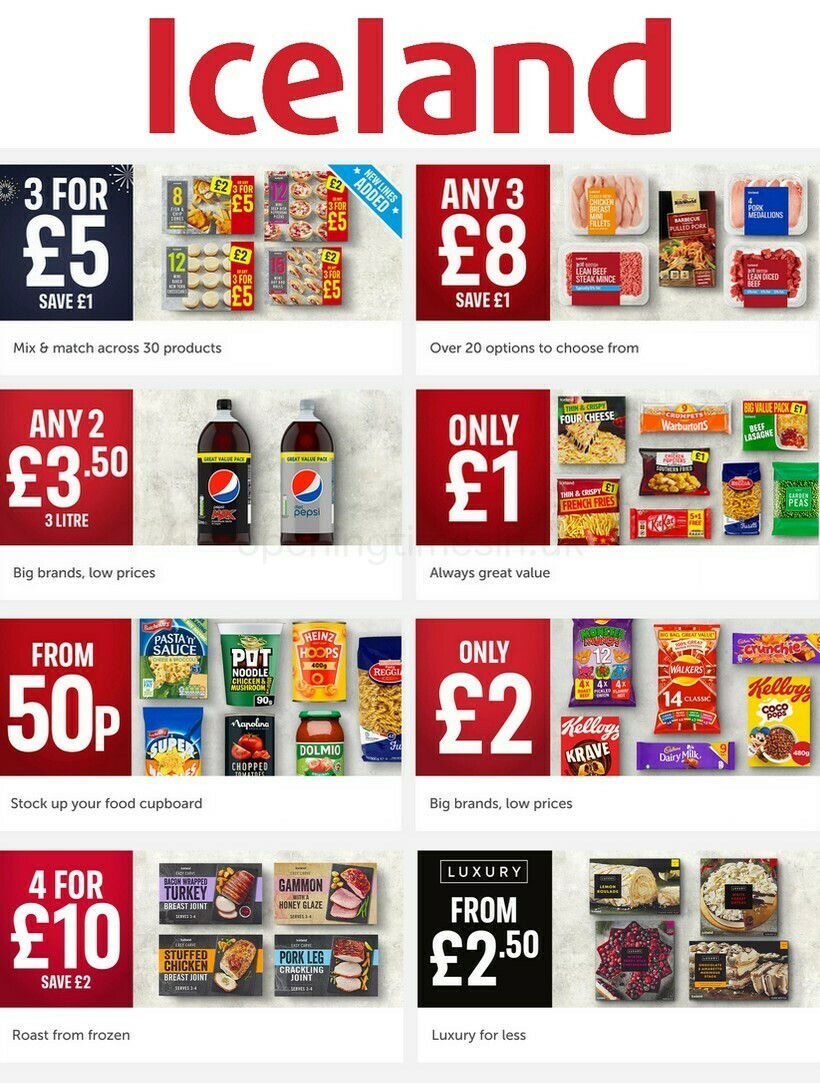 Iceland Offers & Special Buys from 29 December