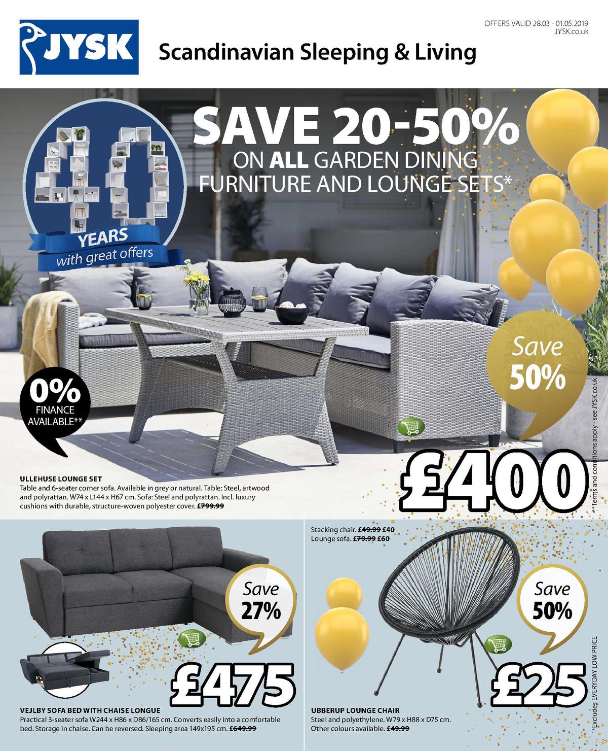 JYSK Offers & Great savings from 28 March