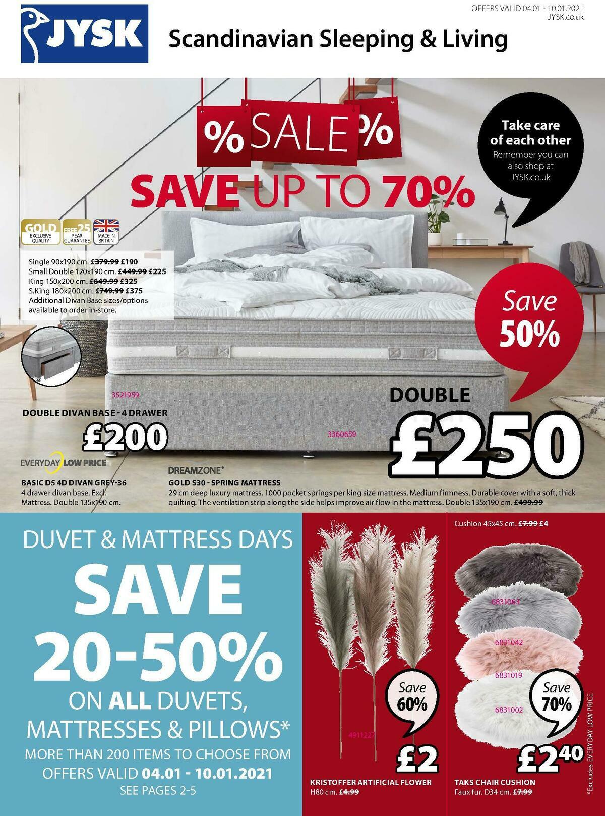 JYSK Offers & Great savings from 4 January