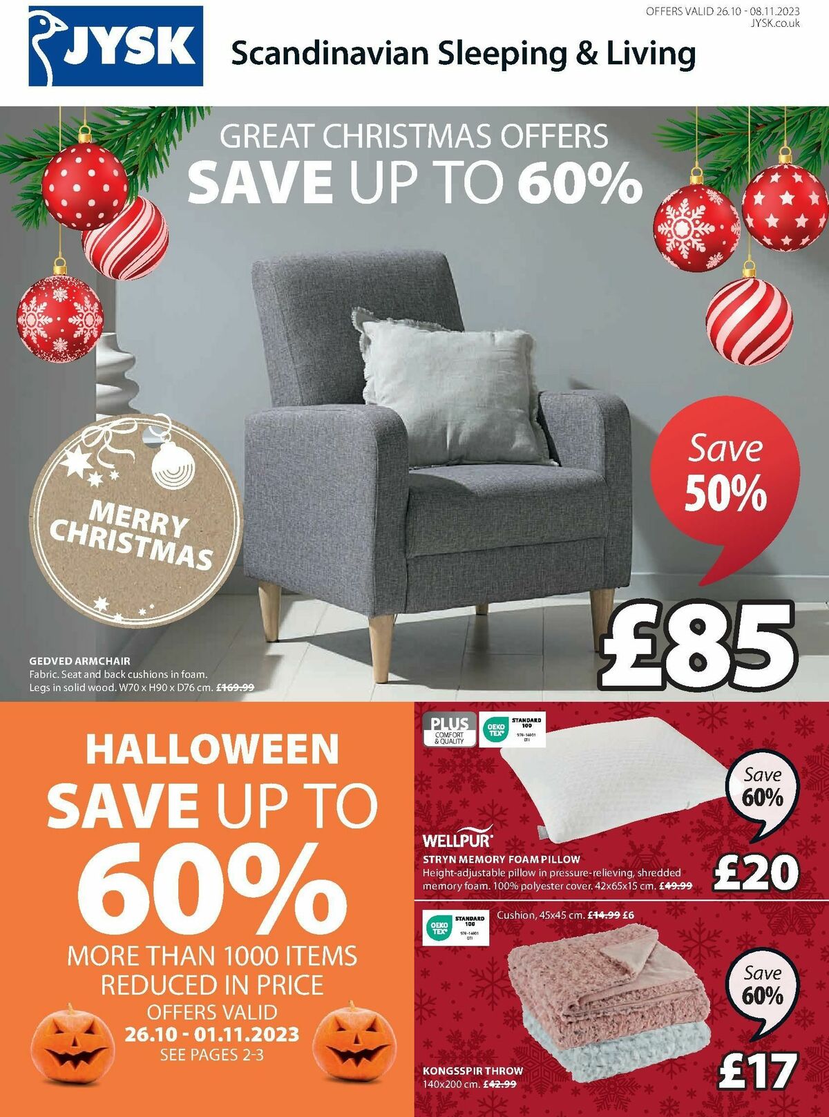 JYSK Offers & Great savings from 26 October