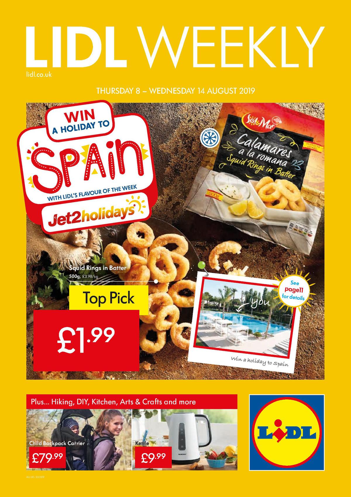 LIDL UK Offers Special Buys From 8 August