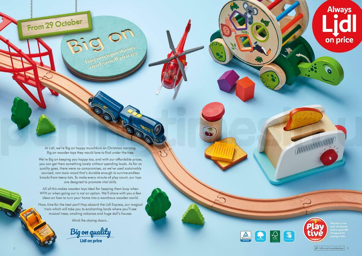LIDL Wooden Toys UK Offers & Special Buys from 29 October Page 2