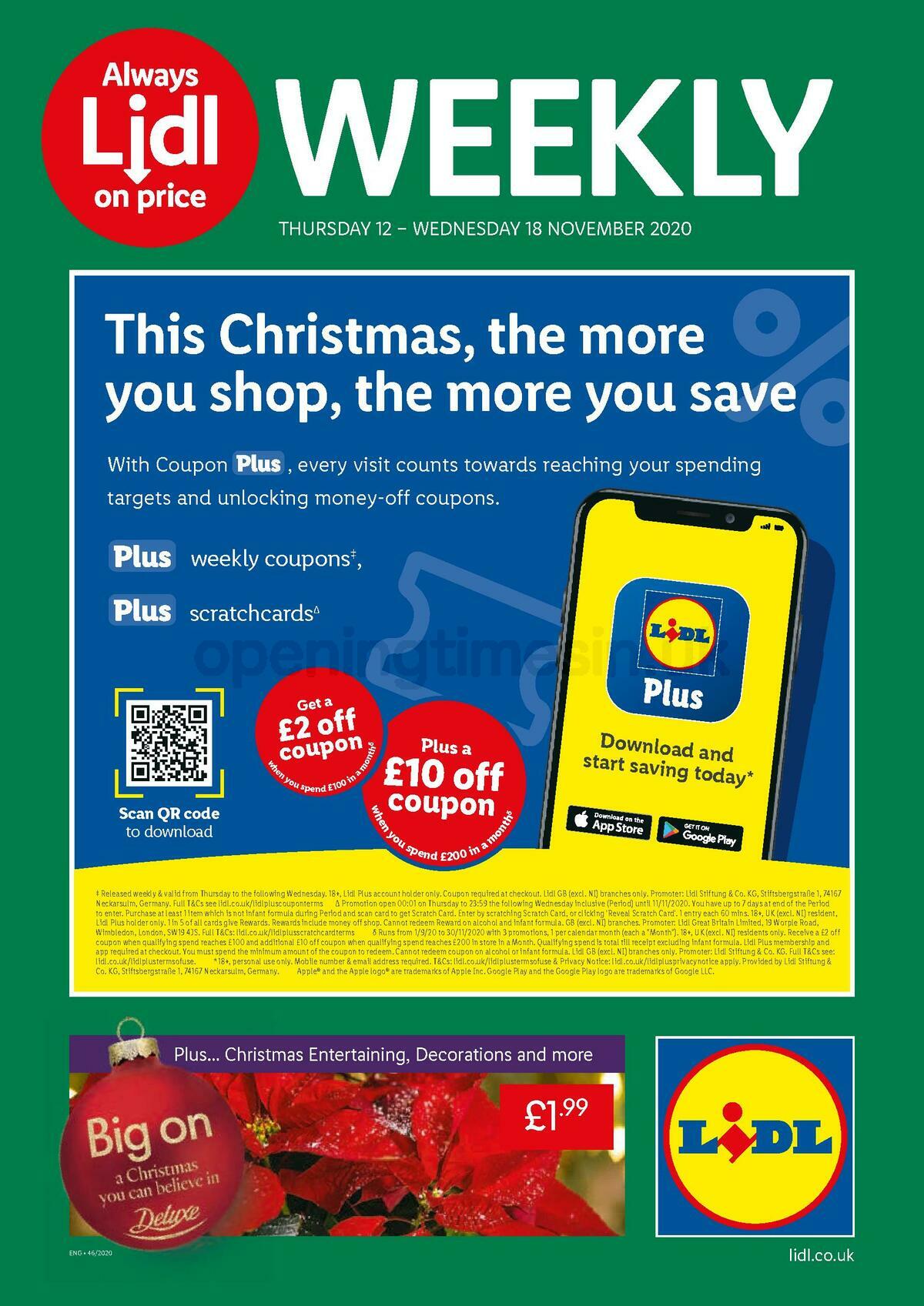 LIDL UK Offers & Special Buys from 12 November