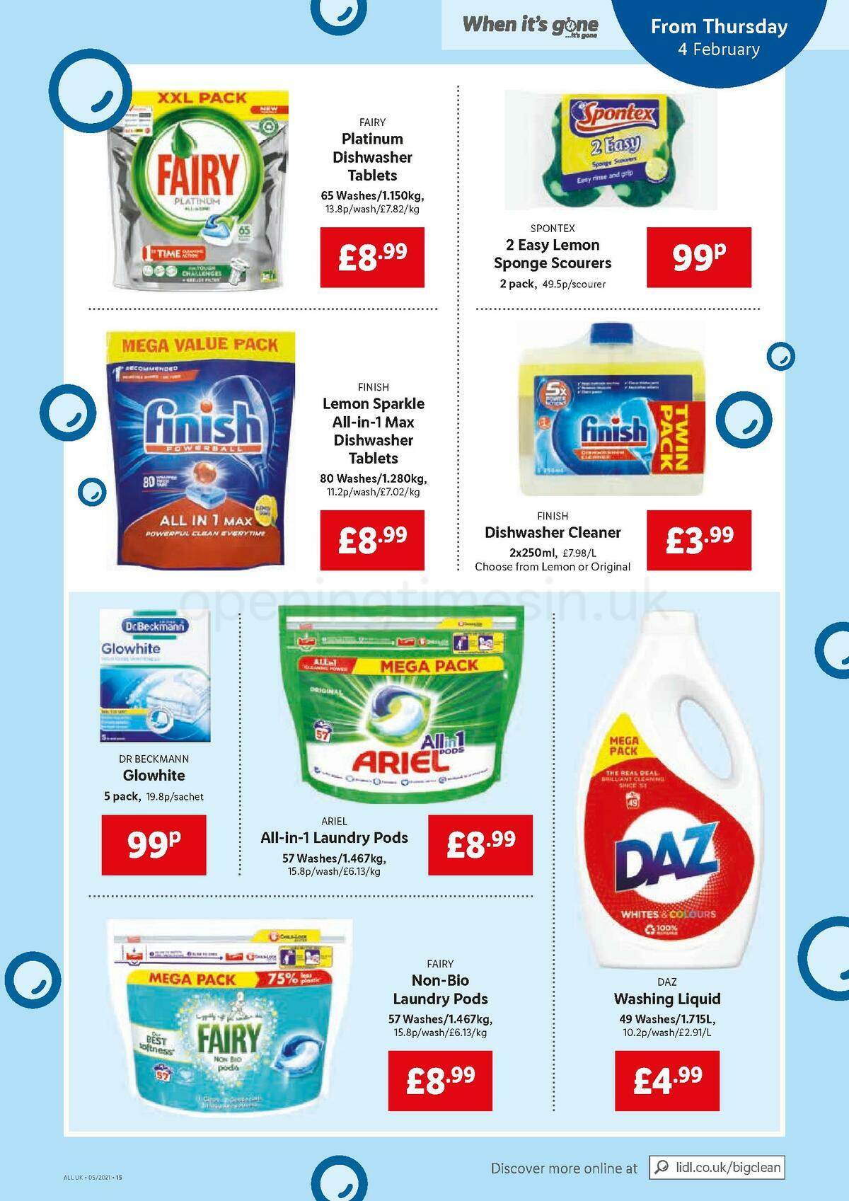 Lidl Price List