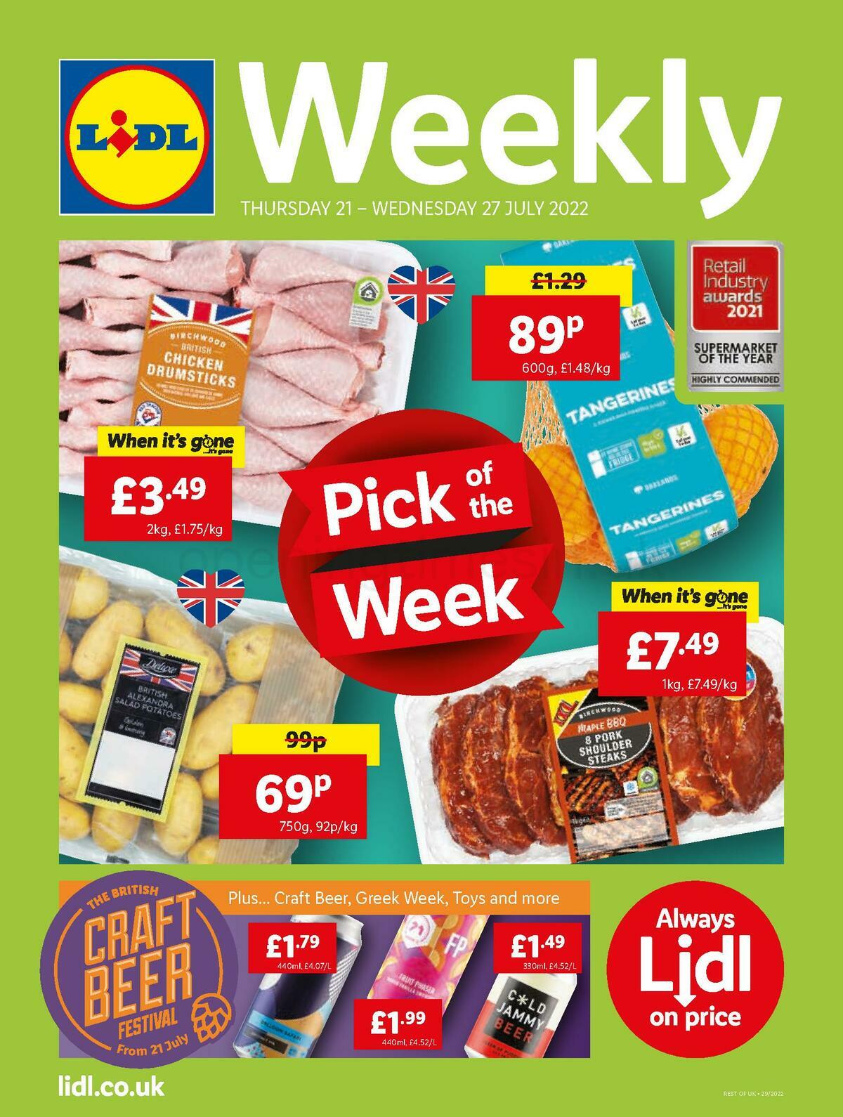 LIDL UK Offers & Special Buys from 21 July