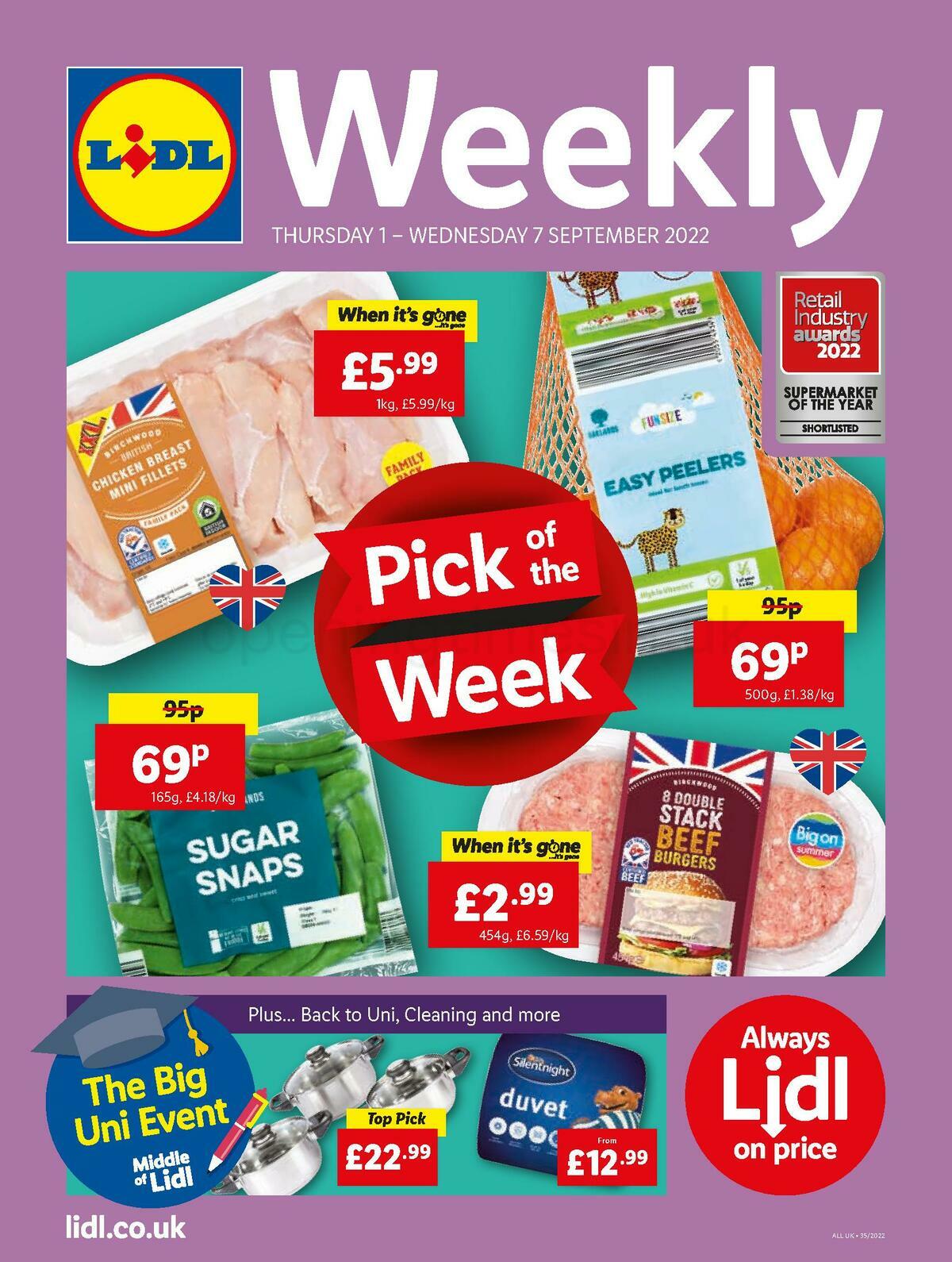 LIDL UK Offers & Special Buys from 1 September