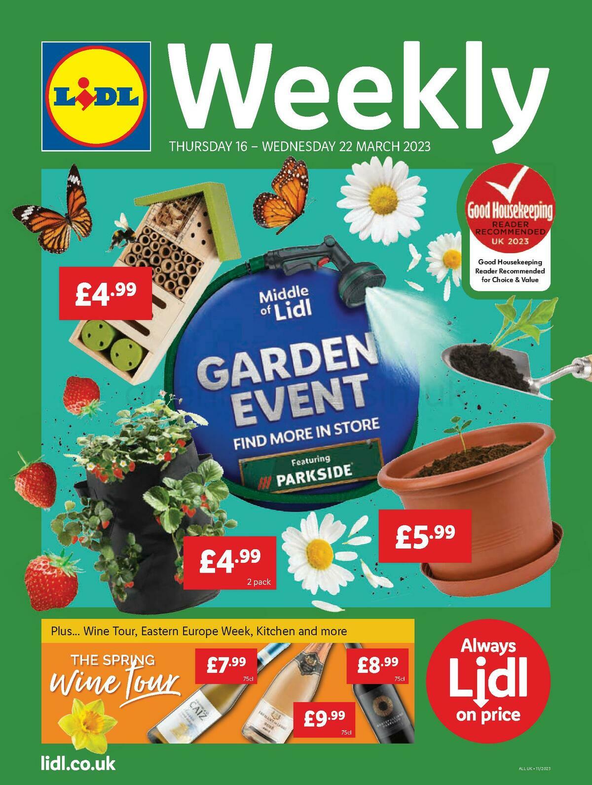 LIDL UK Offers Special Buys From 16 March