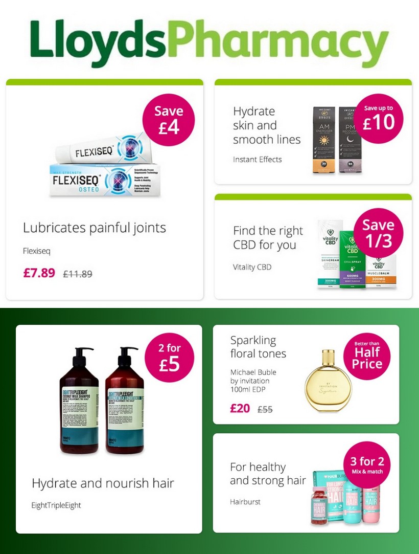 Lloyds Pharmacy Offers & Special Buys from 20 January
