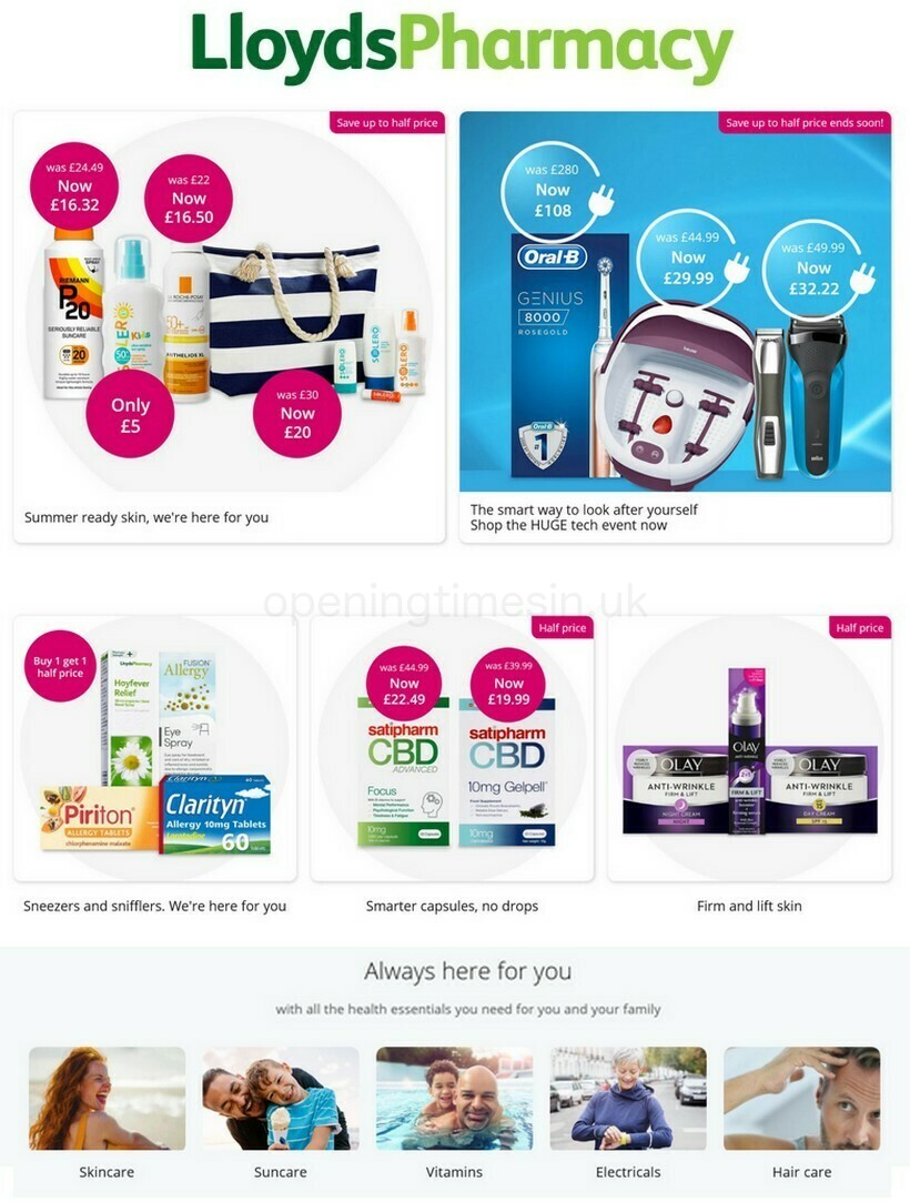 Lloyds Pharmacy Offers & Special Buys from 16 June