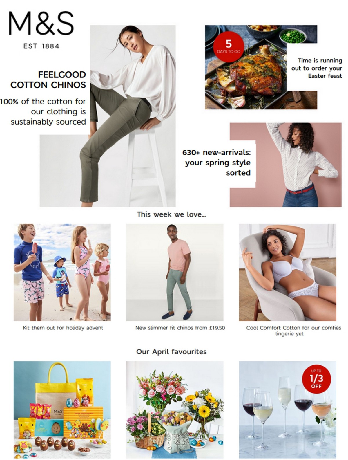 M&S Marks and Spencer Offers & Great savings from 9 April