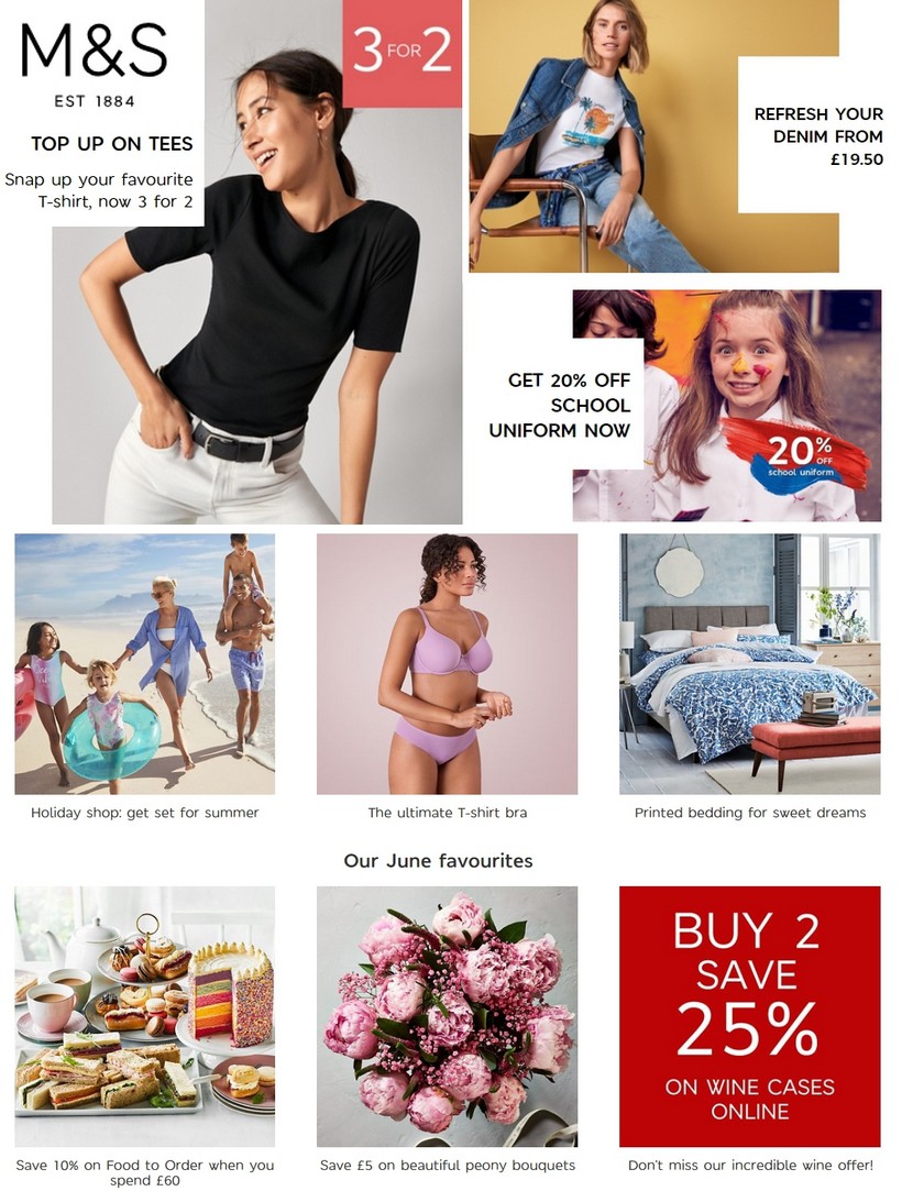 M&S Marks and Spencer Offers & Great savings from 18 June
