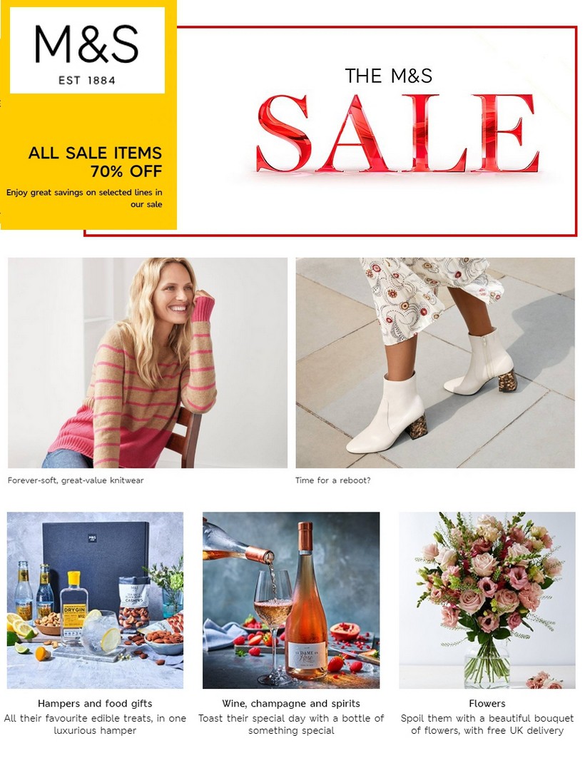 M&S Marks and Spencer Offers & Great savings from 1 October