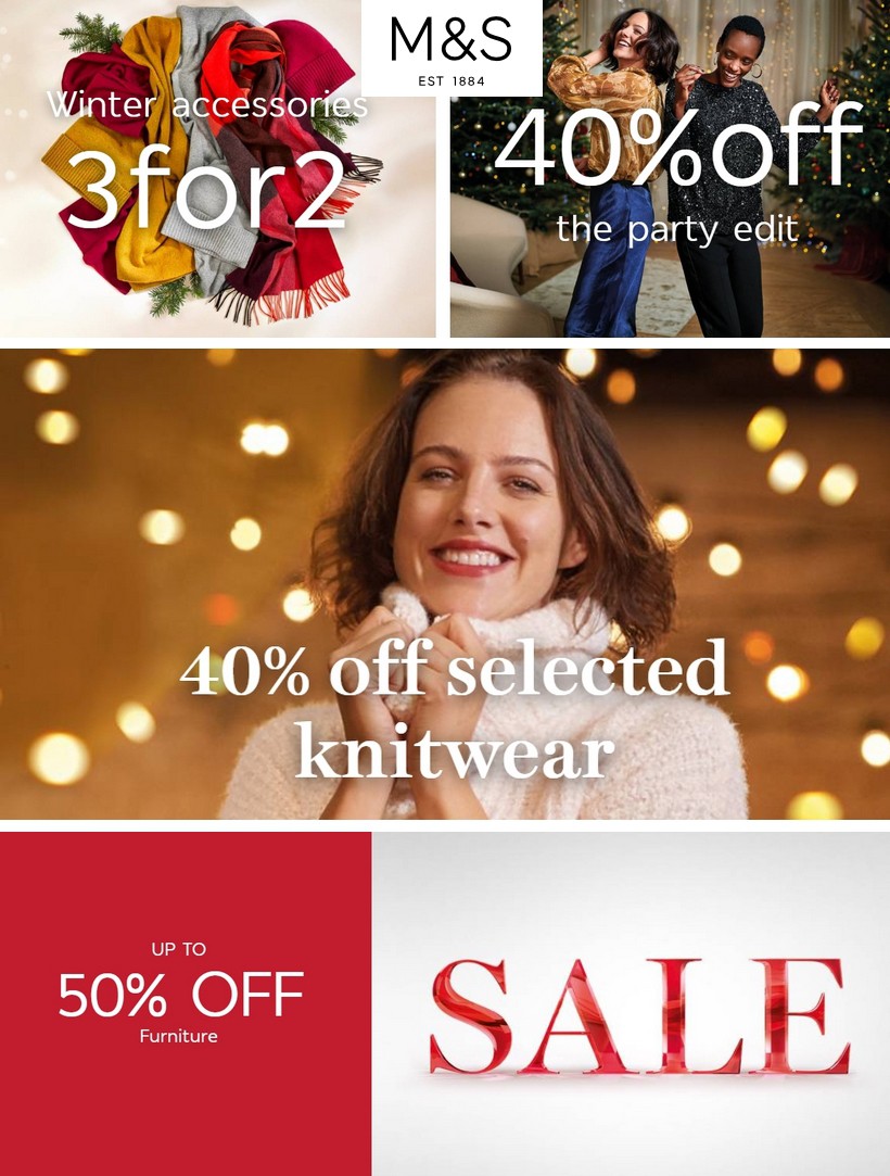 M&S Marks and Spencer Offers & Great savings from 24 December
