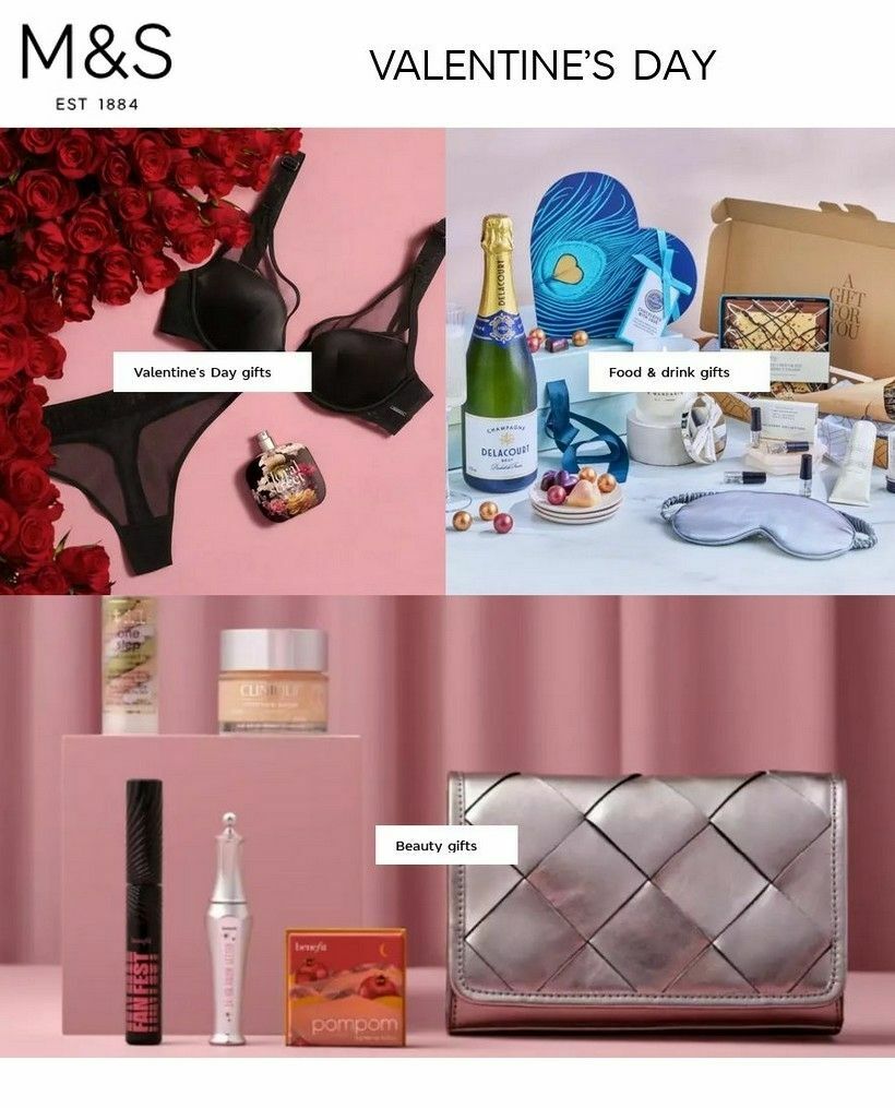 M&S Marks and Spencer Valentine's Day Offers & Great savings from 5