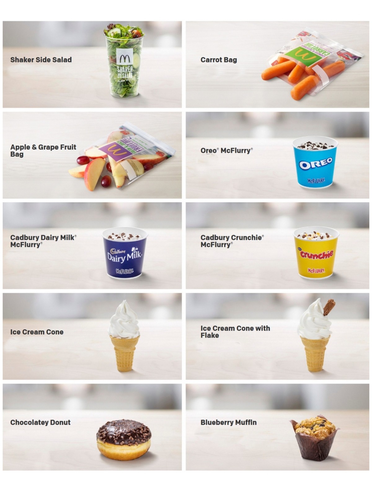 McDonald's Vegetarian Offers & Menu for April 1 Page 3