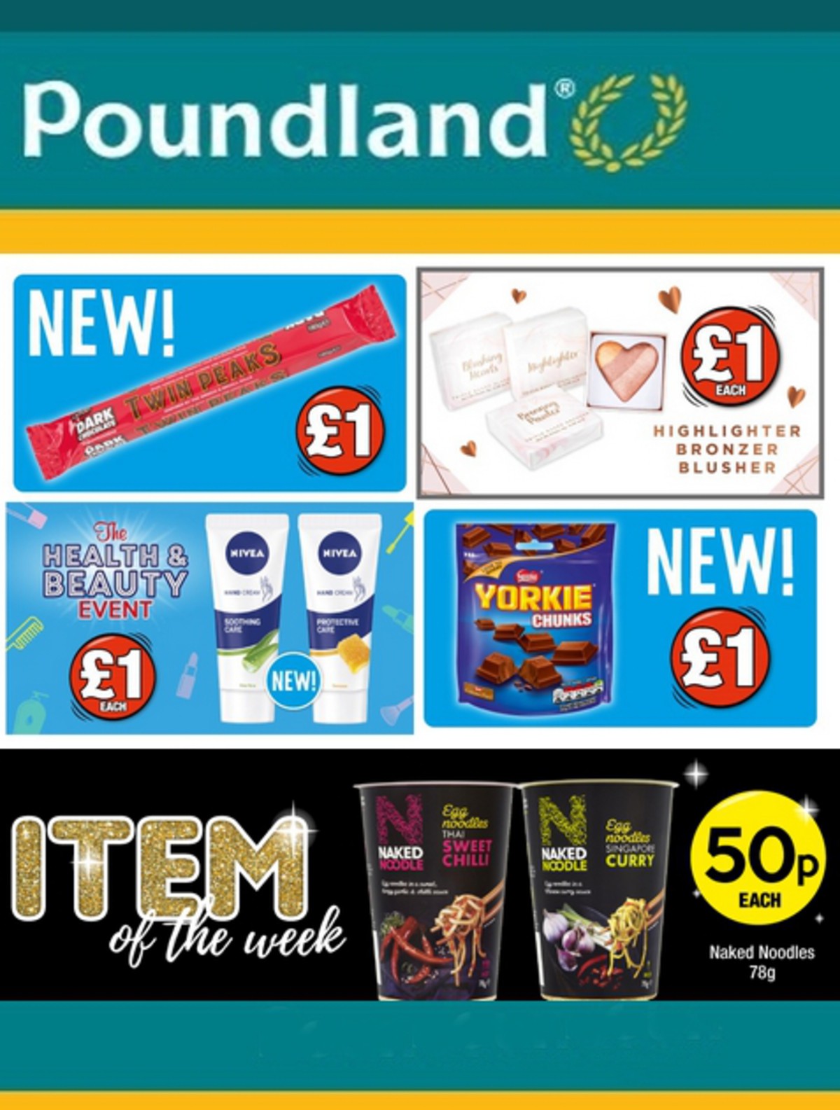 Poundland Offers & Great savings from 12 March