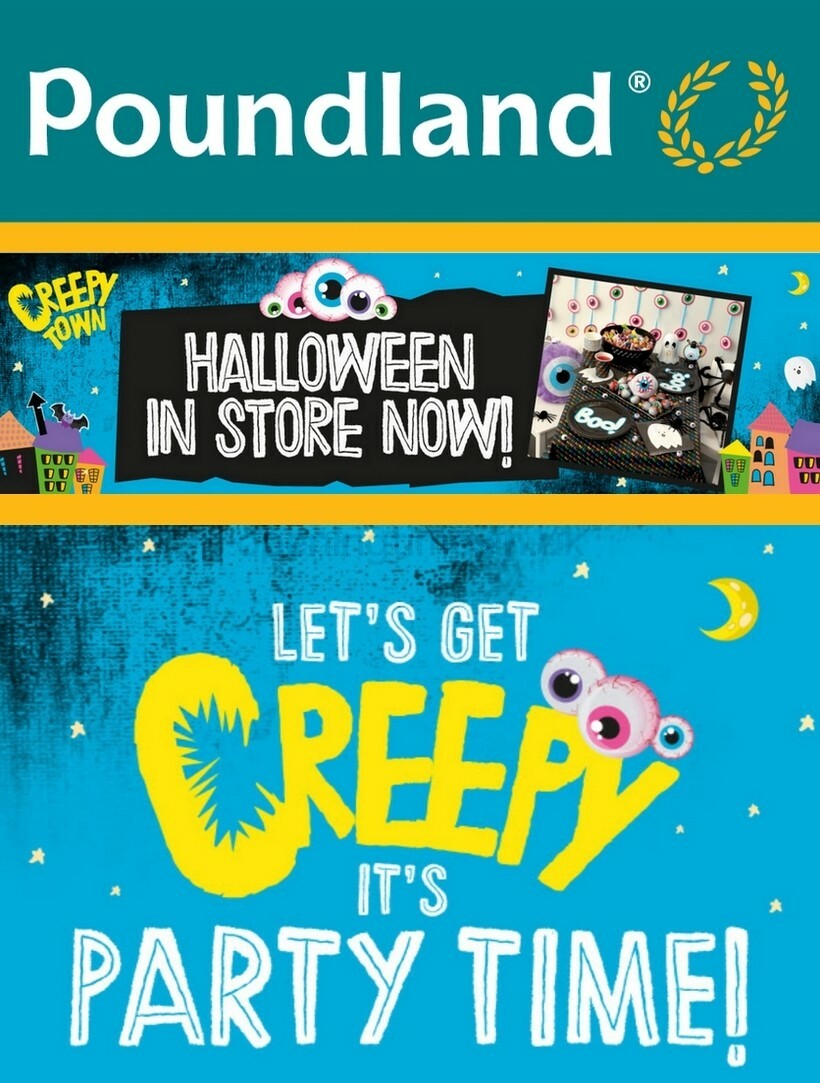 Poundland Halloween Offers & Great savings from 10 October