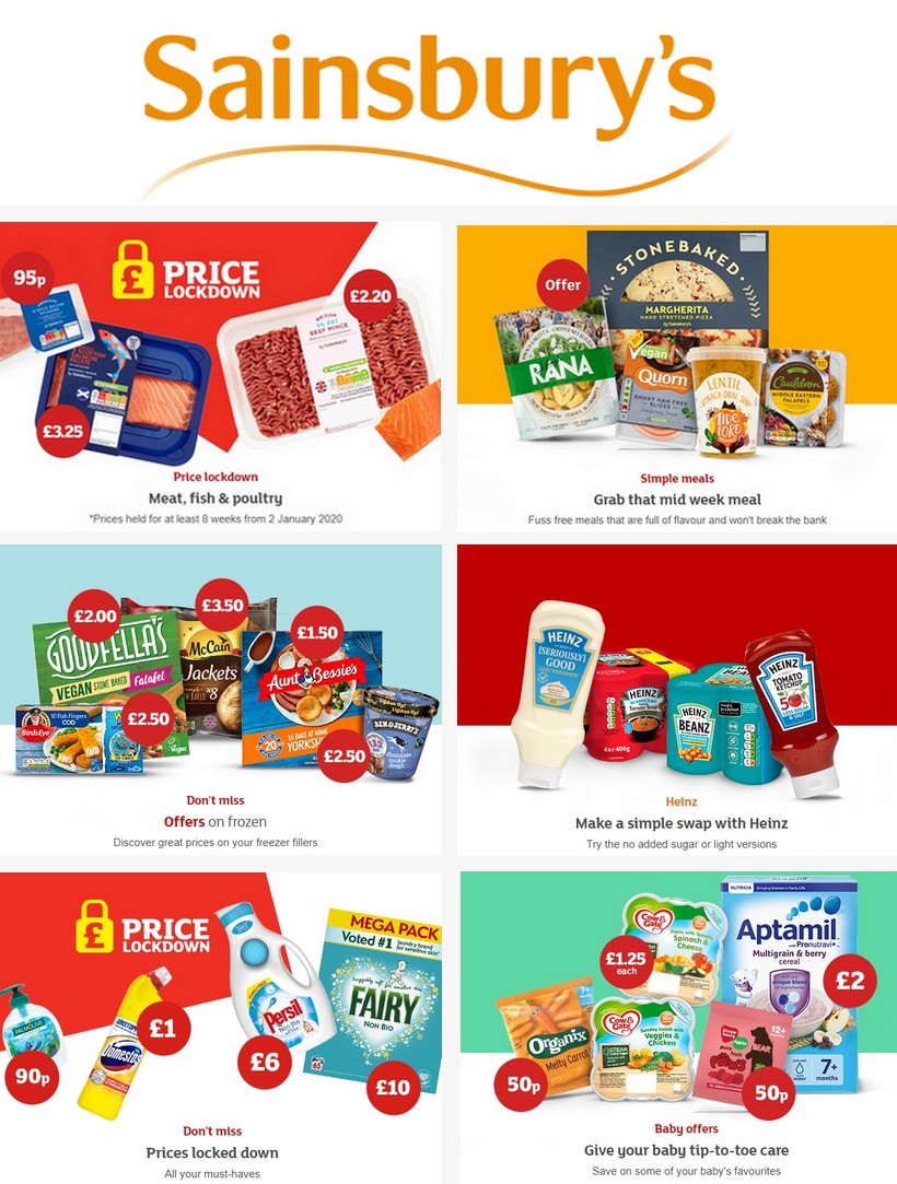 Sainsbury's Offers & Special Buys from 10 January