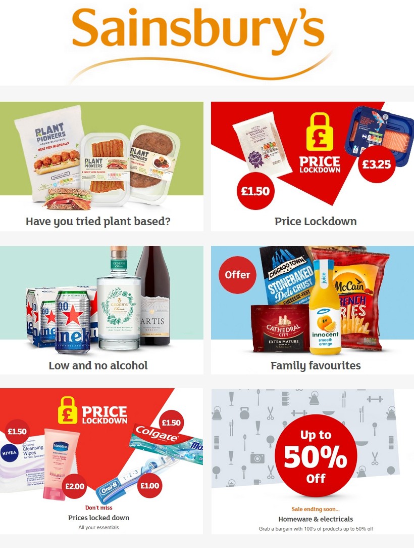 Sainsbury's Offers & Special Buys from 17 January