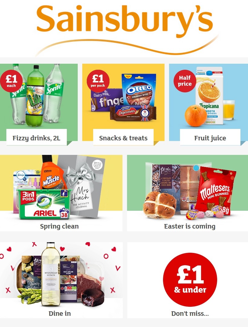 Sainsbury's Offers & Special Buys from 14 February