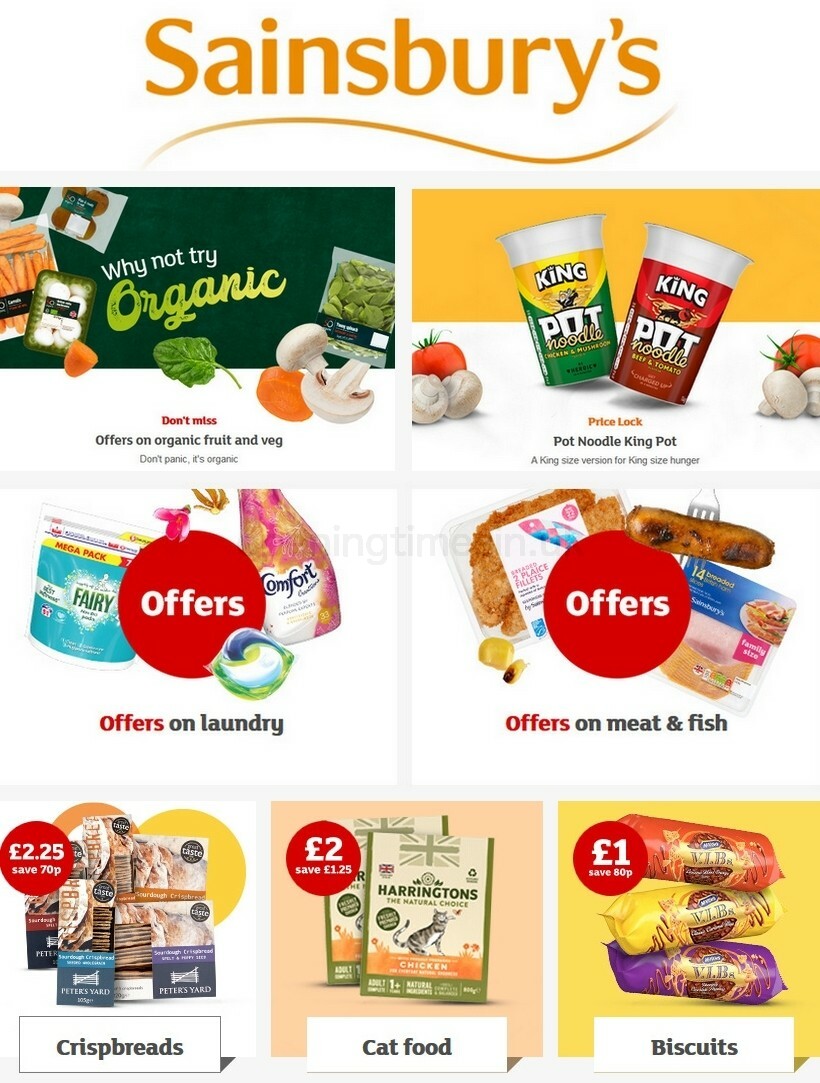 Sainsbury's Offers & Special Buys from 2 October
