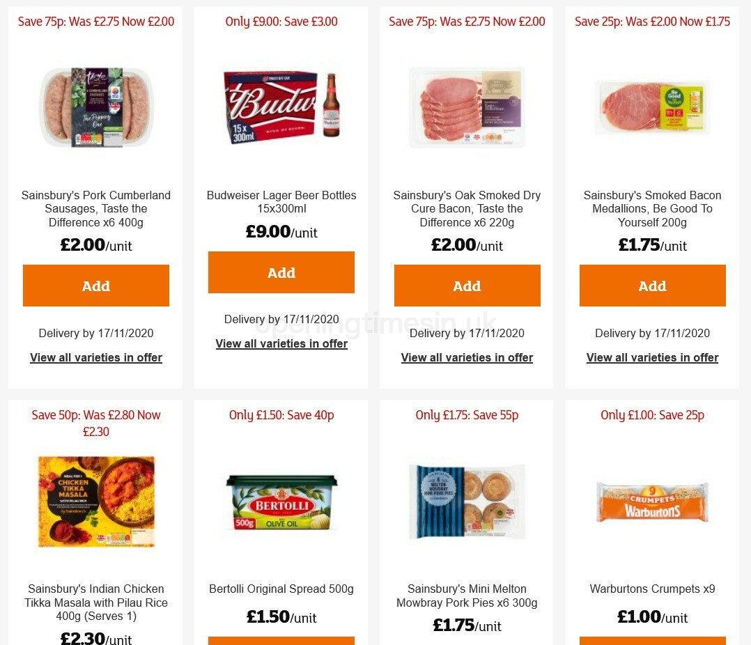 Sainsbury's Offers & Special Buys from 30 October Page 3