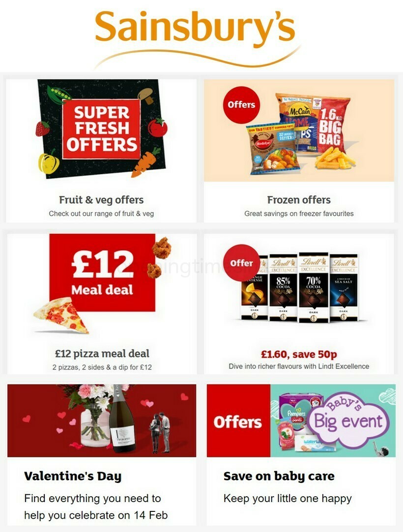 Sainsbury's Offers & Special Buys from 27 January