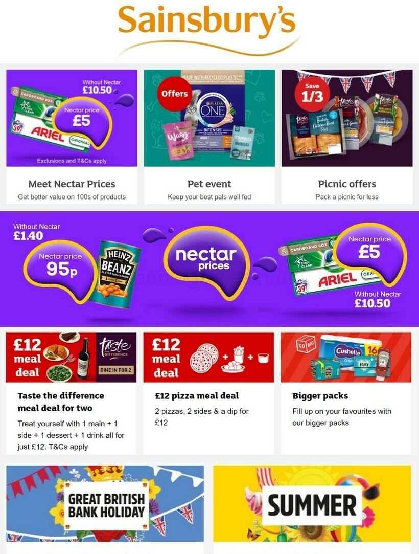 Sainsbury's Offers & Special Buys from 21 April