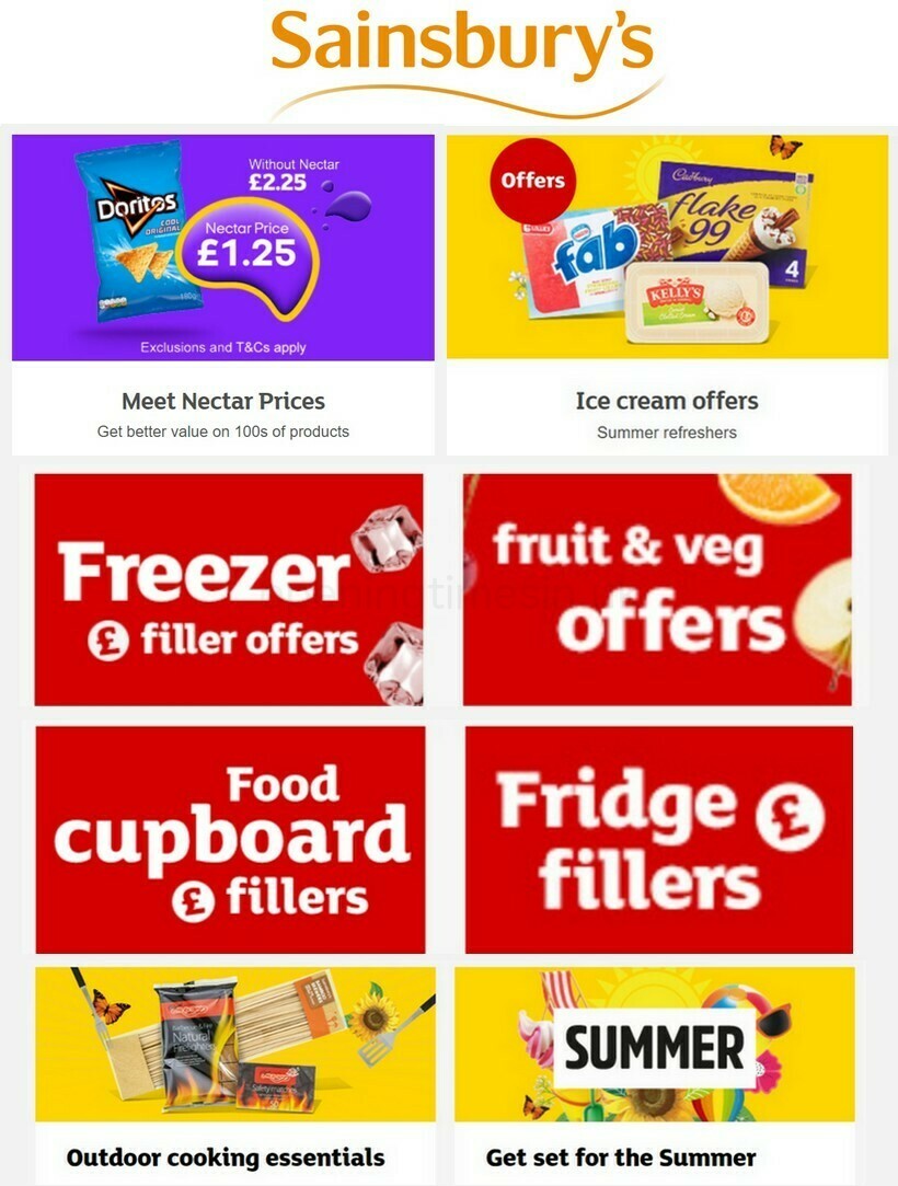 Sainsbury's Offers & Special Buys from 5 May