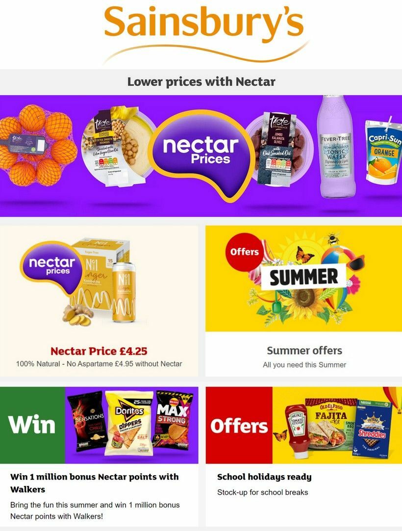 Sainsbury's Offers & Special Buys from 21 July
