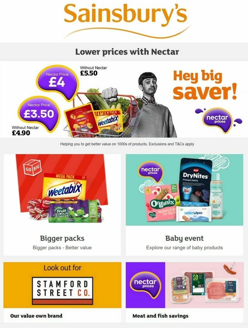 Sainsbury's Offers & Special Buys from 15 September