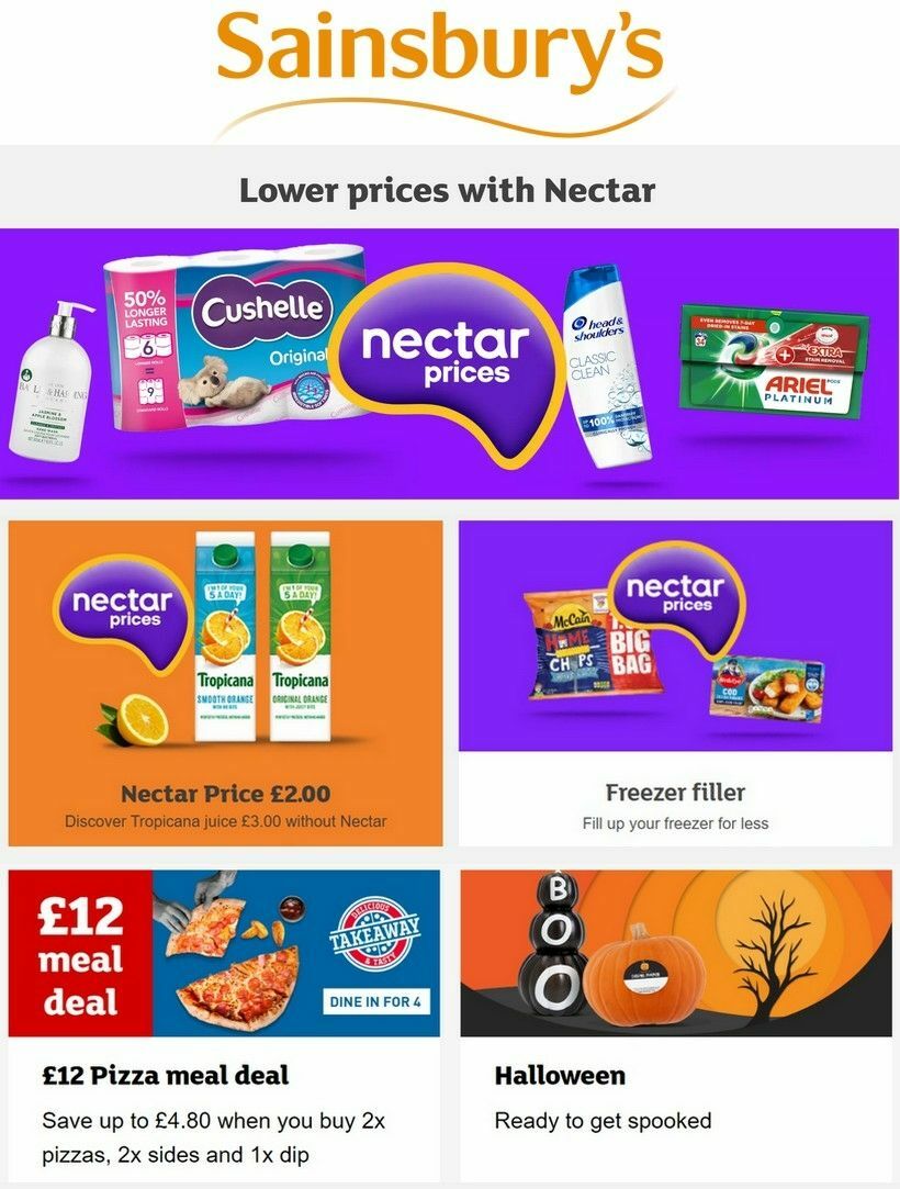 Sainsbury's Offers & Special Buys from 6 October