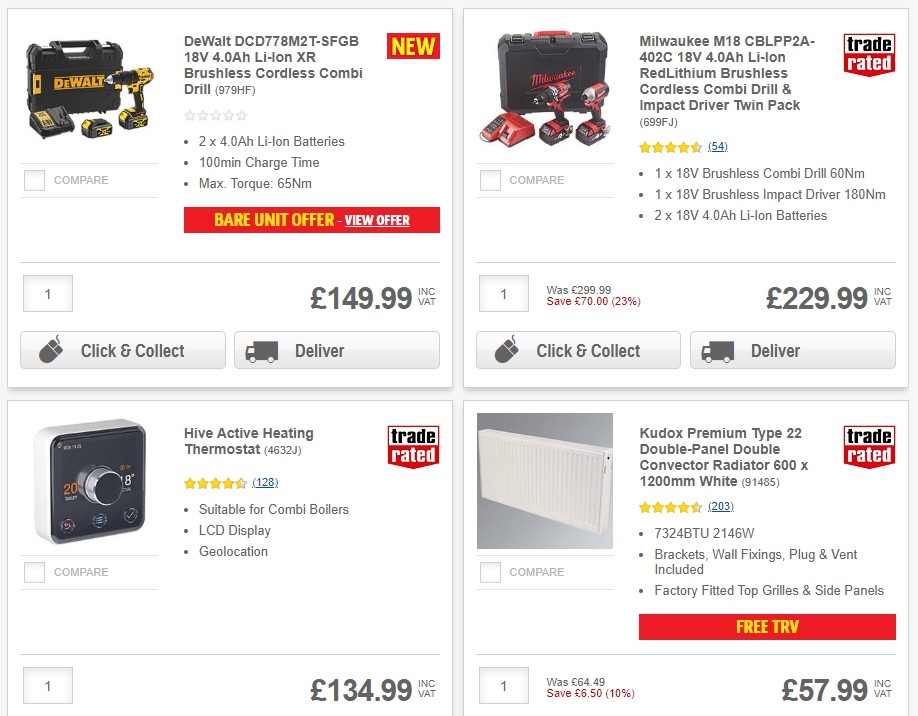 Screwfix Best Offers & Special Buys for October 29 Page 2