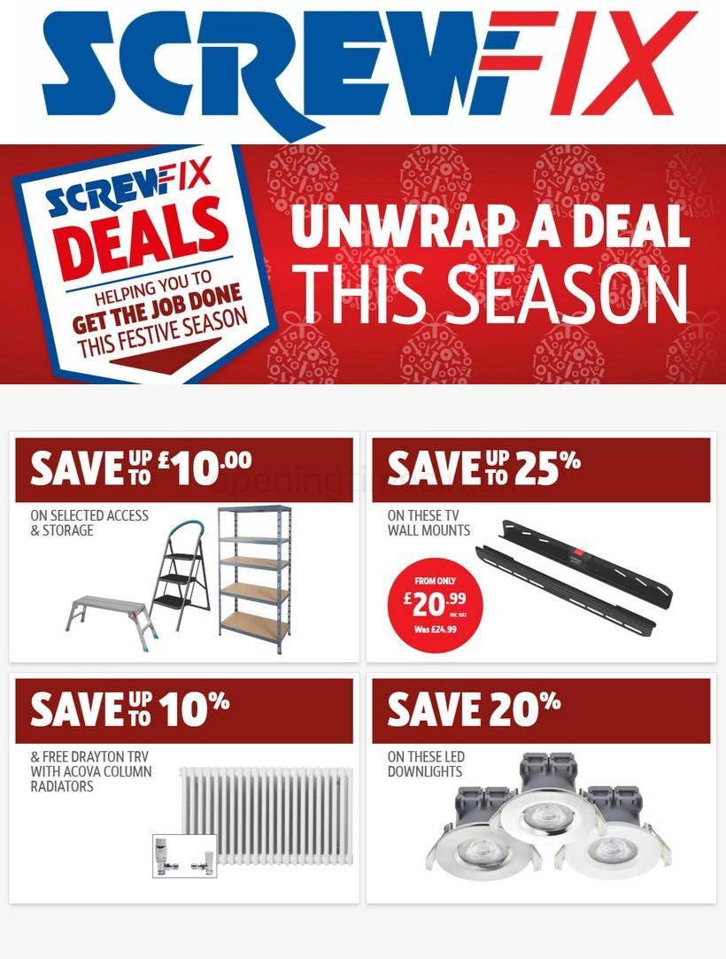 Screwfix Best Offers & Special Buys from 12 December
