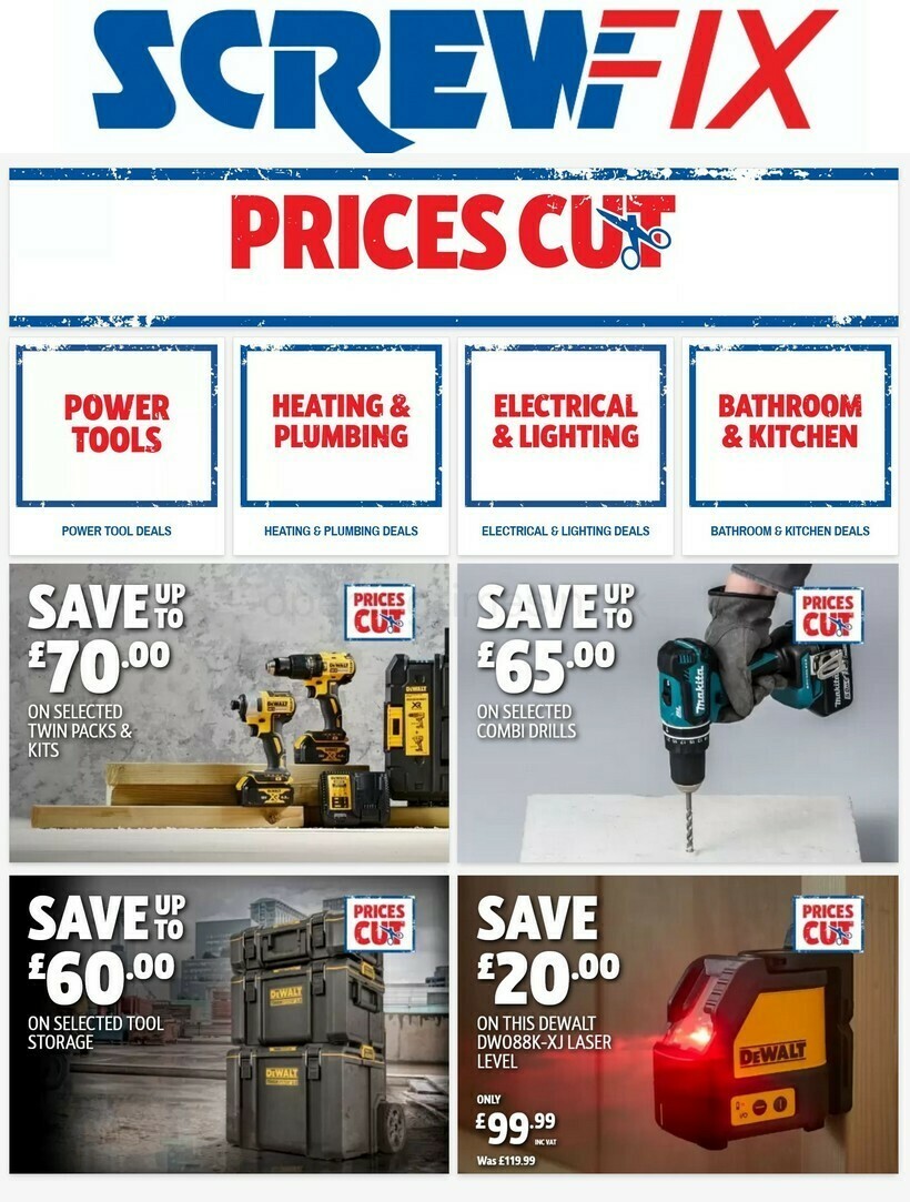 Screwfix Best Offers & Special Buys from 20 September
