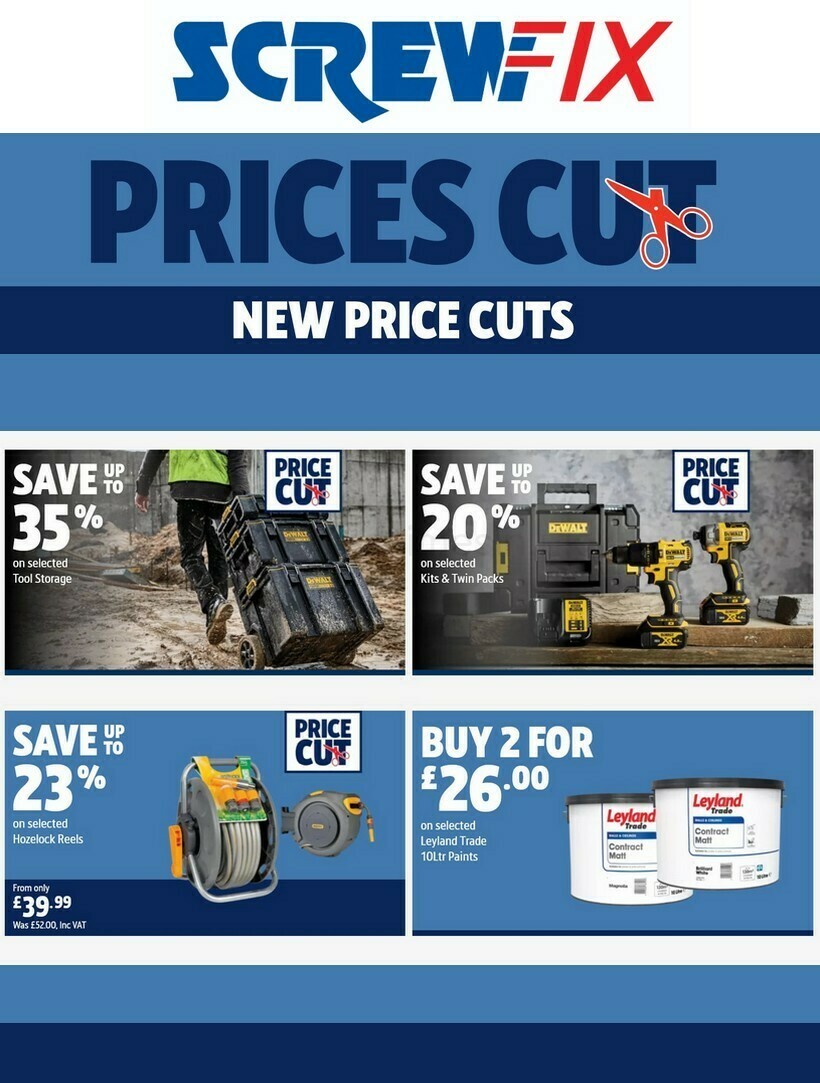 Screwfix Best Offers & Special Buys from 22 March
