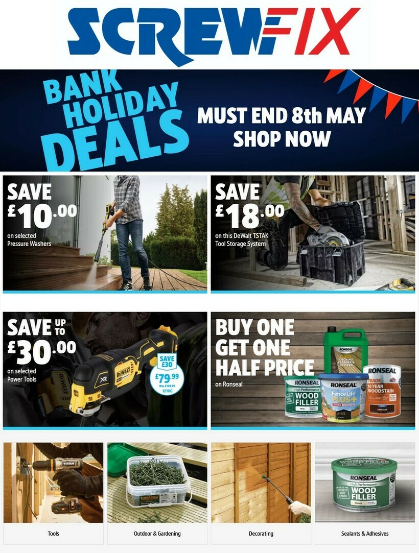Screwfix Best Offers & Special Buys from 28 April