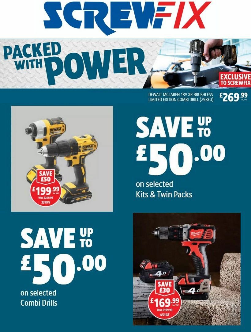 Screwfix Best Offers & Special Buys from 3 July