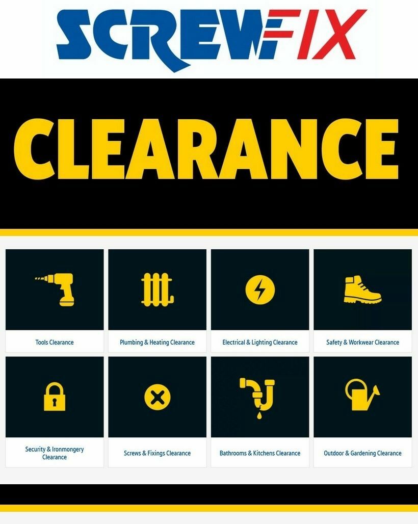 Screwfix Best Offers & Special Buys from 28 September