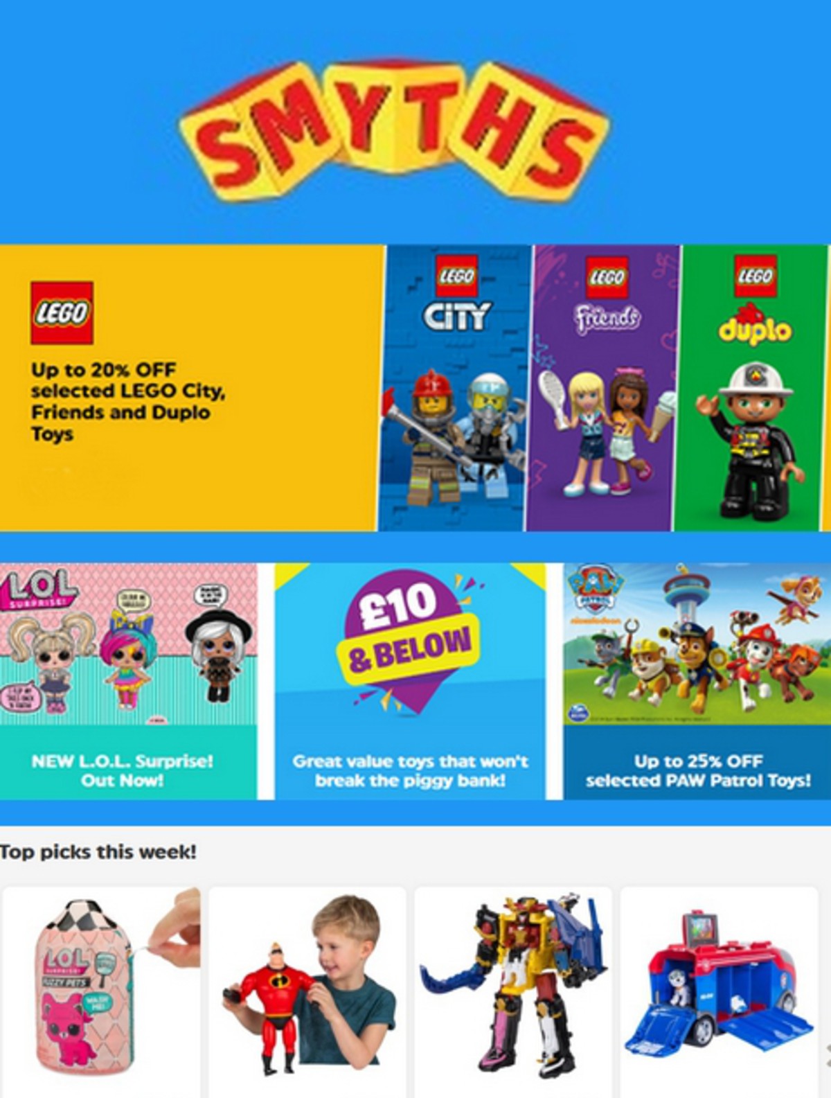Smyths Toys Best offers & Special Buys from 9 March