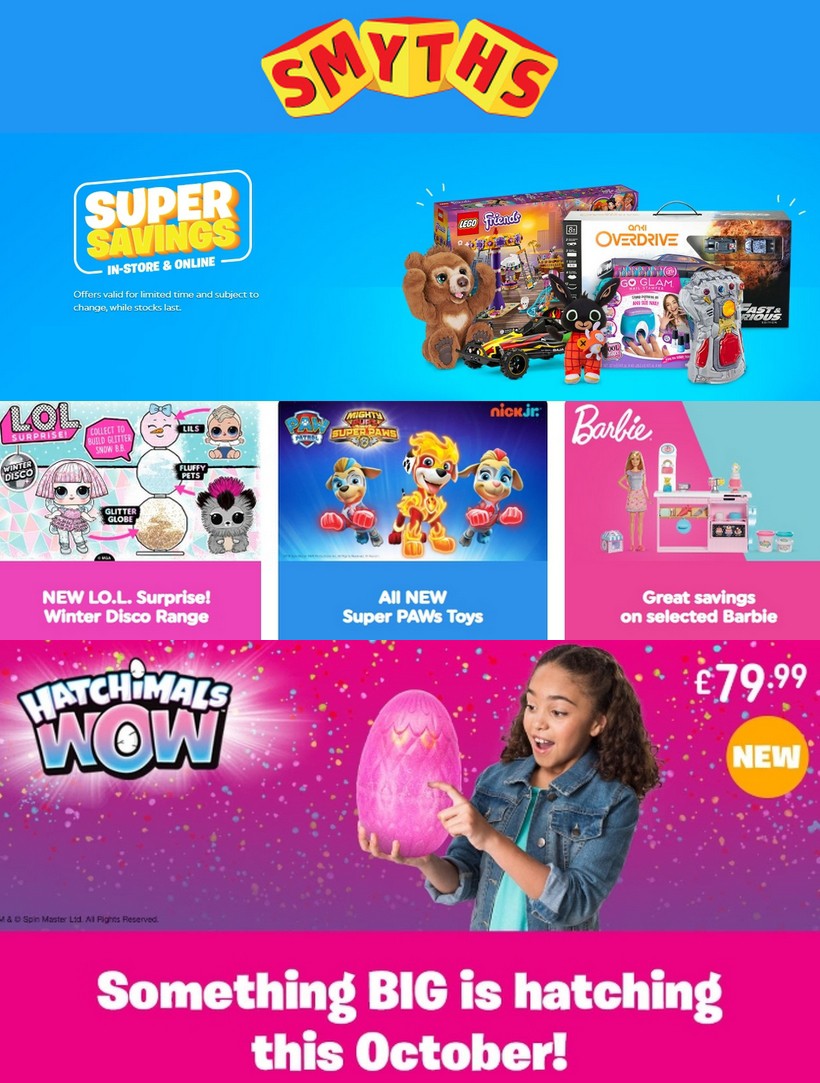 Smyths Toys Best offers & Special Buys from 20 September