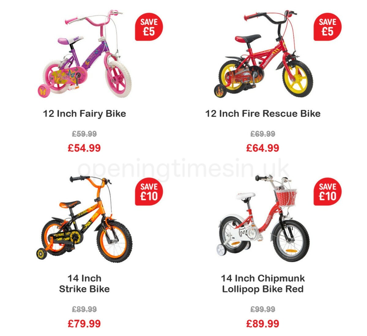 Smyths Toys Summer Savings on selected bikes Best offers & Special Buys