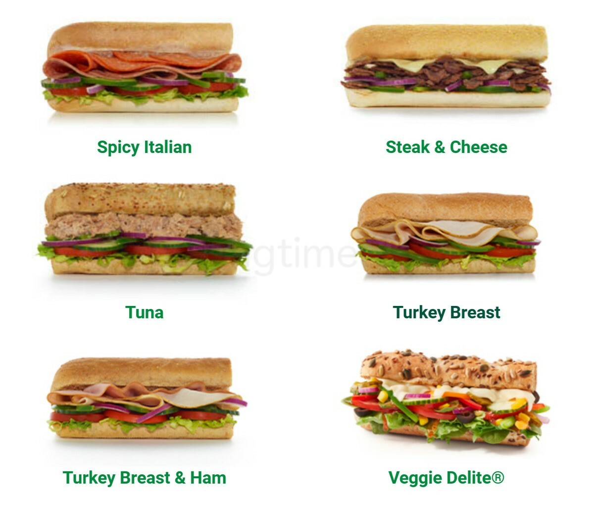 SUBWAY Offers & Menu from 20 March Page 4