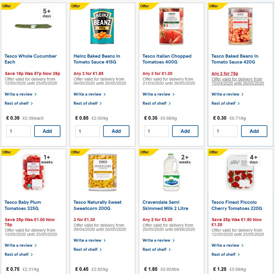 TESCO Offers & Special Buys from 20 May Page 2