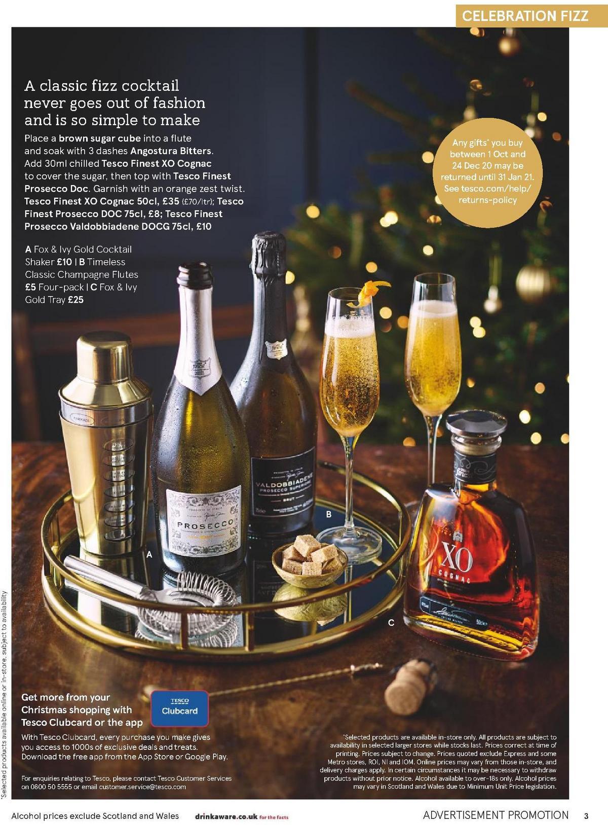 TESCO Christmas at Home Brochure Offers & Special Buys from 1 December