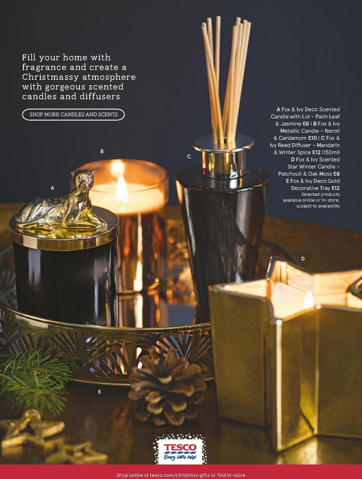 TESCO Christmas at Home Brochure Offers & Special Buys from 1 December