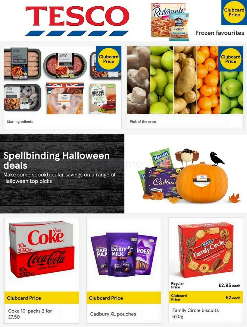 TESCO Offers & Special Buys from 20 October