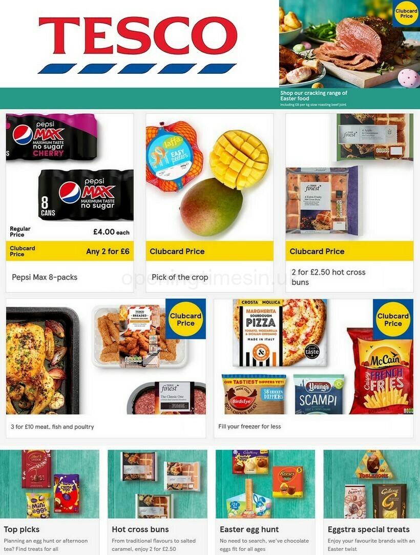 TESCO Offers & Special Buys from 22 March