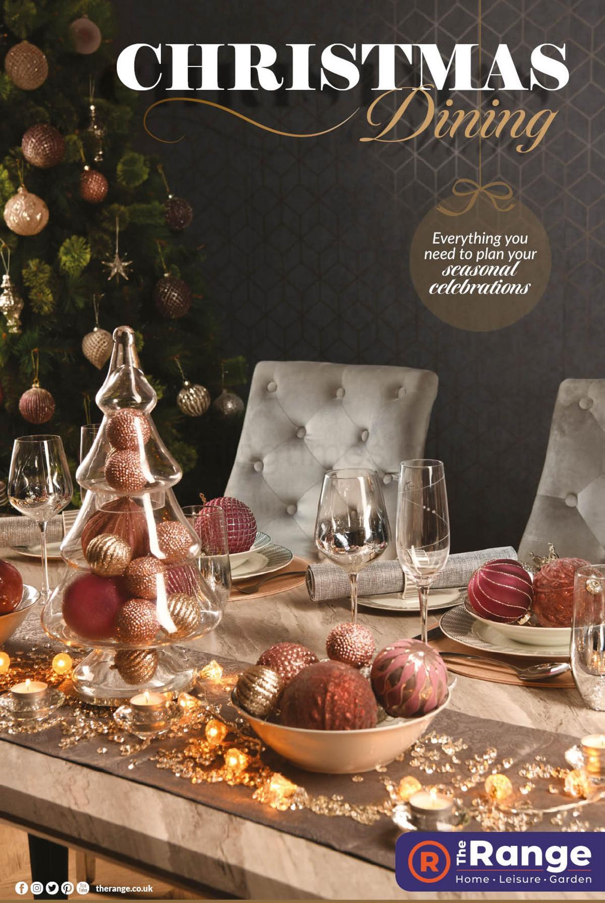 The Range Christmas Dining from 26 November