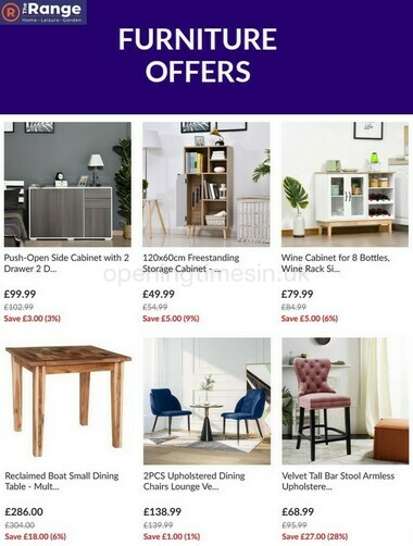 The Range Furniture Offers